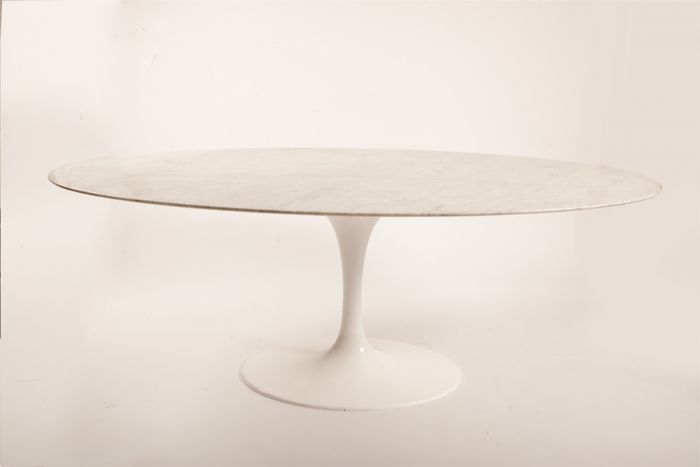 Oval marble table 199 cm Made in Italy