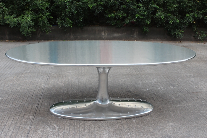 Aviator coffee table oval,