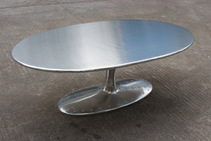 Aviator coffee table oval,