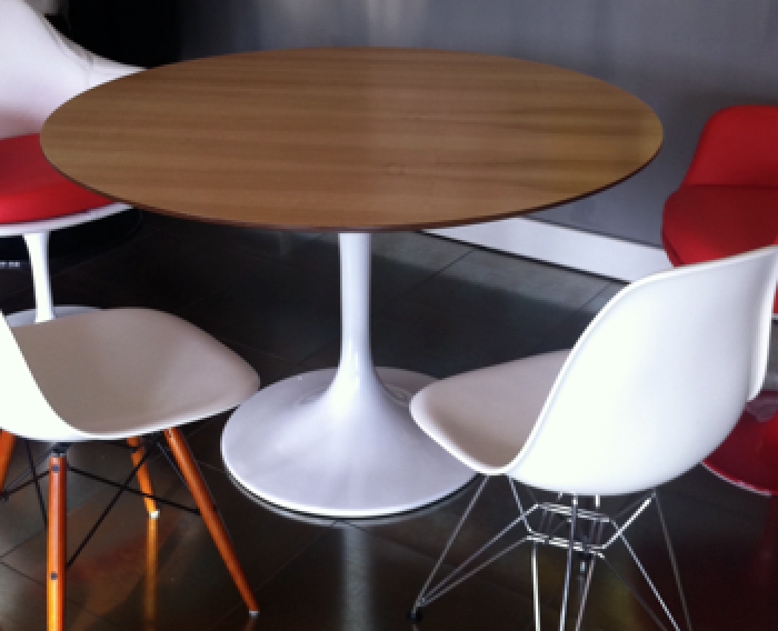 Wood Table 90 cm round