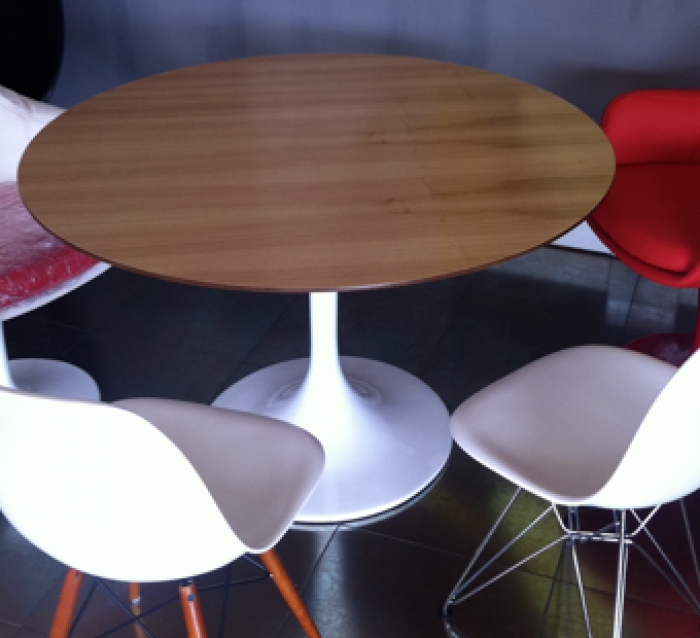 Wood Table 90 cm round