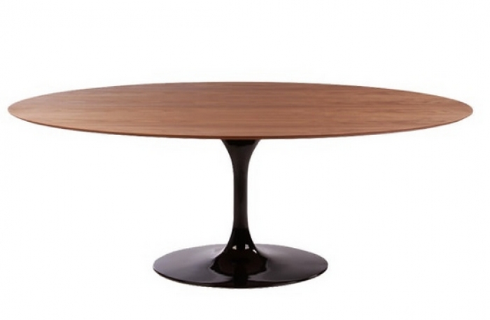 Wood Table 224 cm Oval