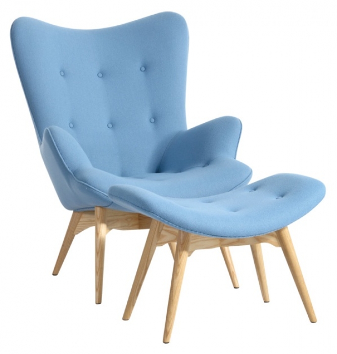 Fauteuil Marbella et tabouret