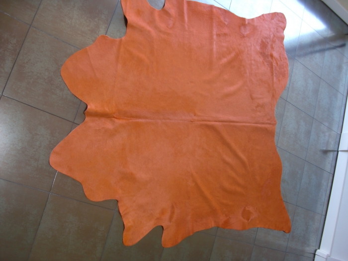 Peau de vache orange