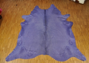 Tapis peau de vache Mauve