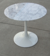 Marble side table 50 cm round
